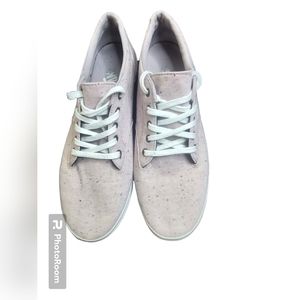 Vans women's pink laceup sneakers size 10